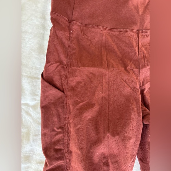 Athleta Deep Red Leggings - Picture 2 of 7